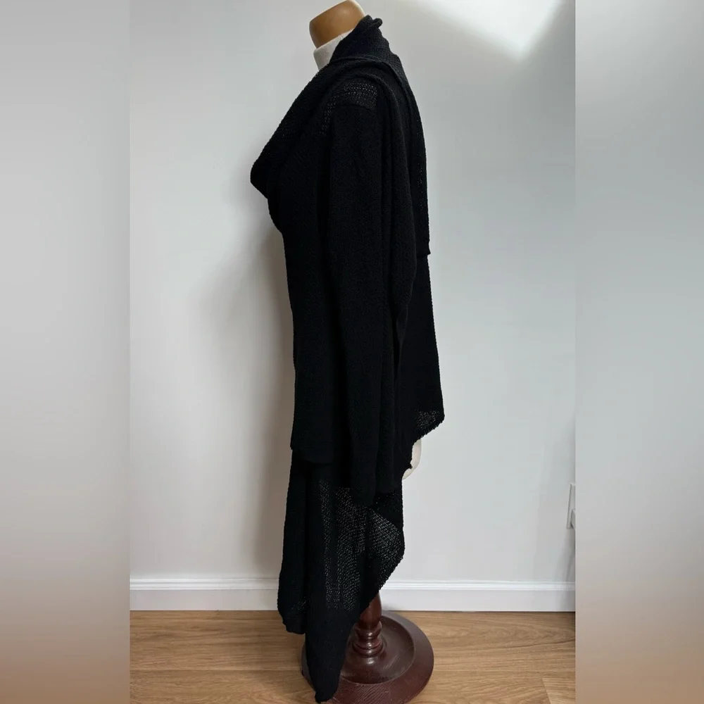 Ruti Haven Knit Wrap Cardigan Women S/M Drapey Crossover Relaxed - Picture 7 of 13